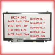 14-inch Lenovo Thinkpad T440 T440P T440S T450 T450S T460S E440 E450 T470 T480 T490 B140HTN01.2 N140HGE-EAA/EAB B140HAN01.1 B140HAN01.2 B140HAN01.3 LCD Display LED