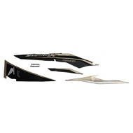 Stiker Body Set Kanan Hitam Honda Supra X 125 FI 871X0K41N50ZAR