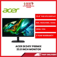 ACER EK241Y P6BMIX, 23.8H, LED, BLACK, 250NITS MONITOR
