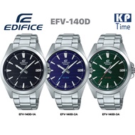 Casio Edifice นาฬิกาข้อมือผู้ชาย สายสแตนเลส รุ่น EFV-140D ของแท้ ประกัน CMG