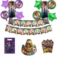 Encanto Theme Birthday Decoration Balloon Backdrops Kid's Happy Party Decor Partyneeds Supplies