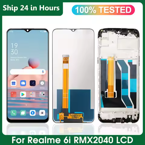 6.5" For Oppo Realme 6i LCD Display Replacement + Touch Screen Digitizer,For Realme6i RMX2040 Displa