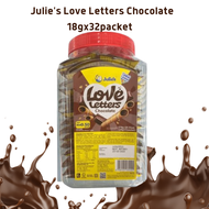 Julies Love Letters Chocolate 18gx32packet