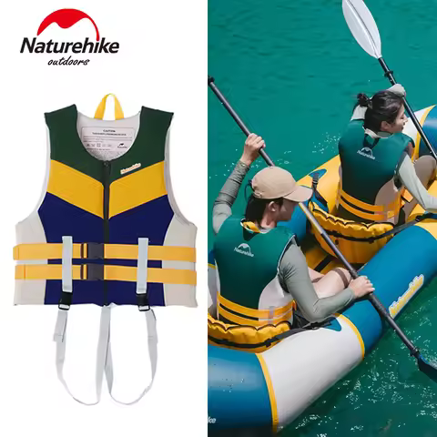 Naturehike Life Jacket Buoyancy Vest Floating Lifeguard Safety for Kid Adult Sport Fishing Swimming
