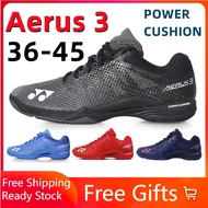 Original New Style YONEX AERUS 3 POWER CUSHION BADMINTON SHOE Running Non-slip Breathable Meshing Sh