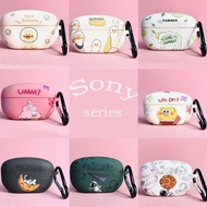 Sony wf-1000xm5 protective case cartoon sony Sony XM5 headphone case personalized xm4 soft case cute