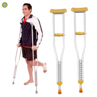 Ultra-Light Weight Underarm Crutch Cane Arm Support Adjustable Height Shoulder Saklay For Adult
