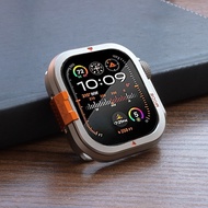 Metal Luxury Case for iWatch Ultra 2 49mm 10 46mm Protector Case Aluminum Cover Bumper Frame for IWa