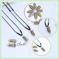 Rotating Omani Six-Sided Mantra Necklace - Small Bud - Buddhist Necklace