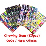 [HALAL] Chewing Gum (20pcs) - QeQe / Hepin / Alibaba