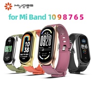 MIJOBS Silicone Strap for Mi Band 10 9 8/Mi Band 7/Mi Band 6/ Watch Band for Mi Band 5 NFC Replaceme