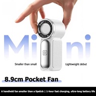 X688 High-Speed Mini Handheld Fan, USB Rechargeable, Long Lasting, Portable Outdoor Fan
