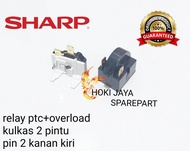 Relay Ptc overload kulkas 2 pintu Sharp