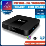 sale TX3 Mini Android TV Box Amlogic 2GB 16GB UK Plug Free 30day Flyshark IPTV Subscription