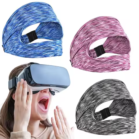 Adjustable VR Eye Mask Breathable Sweat Band Comfortable Eyes Mask Cover for Meta Quest 3S/Quest 3/Q