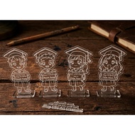 [MEANINGFUL GIFT] Student Honor Mica Standee - Chibi Design on Demand (Height 12cm)