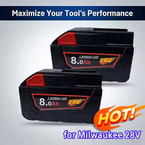 28V 6.0Ah Li-Ion Battery For MILWAUKEE M28 V28 Power 48-11-2830 28Volt Cordless