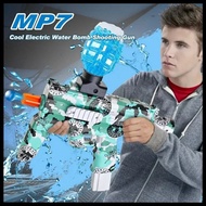 pistol mainan anak &amp; dewasa mp7 water gel blaster gun electrik