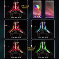 Adjustable Colorful LED Tail Light for ZX10R/ZX6R/ZX4R Motorcycle Short Tail Running Turn Signal Lig