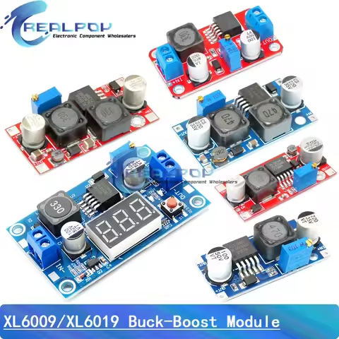 XL6009 XL6019 4A Boost Converter Step Up Adjustable 15W 5-32V to 5-50V DC-DC Power Supply Module Hig