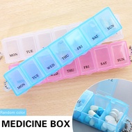 Portable Pill Box Travel Pill Case Cute Daily Pill Organizer Case Container Personal Pill Dispensers Medicine Planner Small Case For Home Outdoor