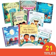 [SG Stock]Usborne Lift-the-Flap – Very First Questions and Answers Collection (21 Titles)