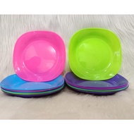 PLASTIC PLATE/ CACA PLATE 7.5/ COLORED PLATE