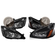 Honda Accord  SDA G7 Head Lamp 2003-2007  Black - Yellow Reflector Headlights Lamp Lights Lampu Depan HEADLAMP 2004 2005