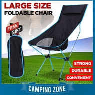 Foldable Camping Chair Portable Outdoor Picnic Fishing Hiking Chair Folding Moon Chair Kerusi Lipat Khemah Camping Stool
