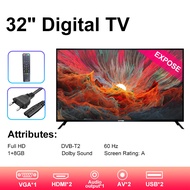 EXPOSE Smart TV 32 Inch Murah Android TV 50 Inch 4K UHD Television Android 12 Built-In Various Popul