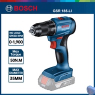 Bosch GSR 185-LI Cordless Drill Driver 18V Brushless Electric Screwdriver Professional Power Tool