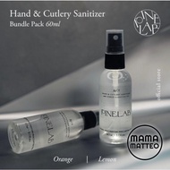 Pinelab Hand & Cutlery Sanitizer 60ml/Pine Lab Orange Lemon