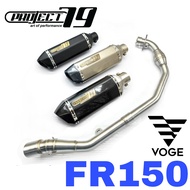 PROJECT79 VOGE FR150 EXHAUST PROJECT 79 FULL SYSTEM MANIFOLD MUFFLER LONG EKZOS MOTOR ACCESSORIES FR