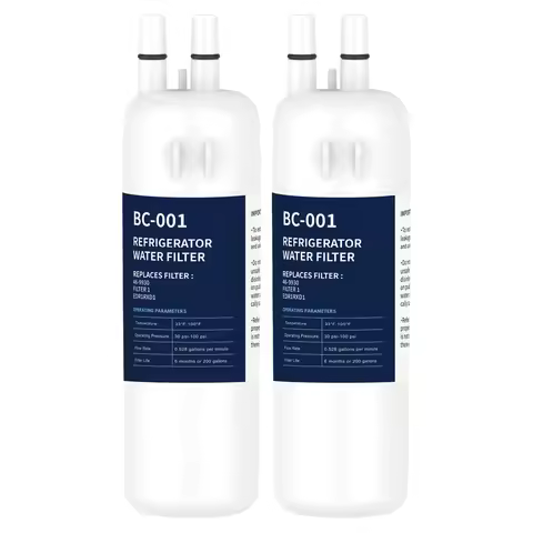Refrigerator Water Filter 2 Pack Compatible with W10295370A EDR1RXD1 WHR1RXD1 KAD1RXD1 Filter 1 W102