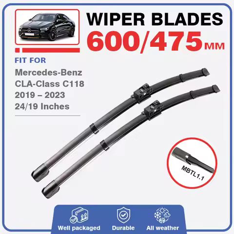 Windshield Wiper Blades For Mercedes Benz CLA Class C118 W118 2019 - 2023 Windscreen Glass Wiper Car