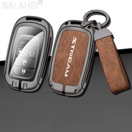 Zinc Alloy Car Remote Key Cover Case Holder Shell Fob For Stream Honda Stepwgn Vezel Auto Metal Car Accessories Gift