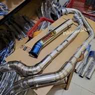 1set Daeng4 SUPER OPEN exhaust pipe xrm 125 110 100wave smash fury raider j rs125 rusi 100 110/ tmx 