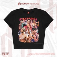 KATUN NUMBERCY.STUDIOS - CROP TOP RYAN GRACIA BOXING | ROCK MUSIC METAL BAND | GRUNGE CROPTOP BLACK 