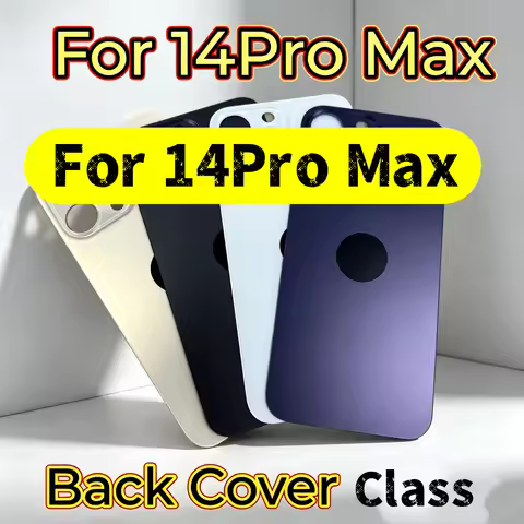 1Pcs Rear Back Cover Glass For iPhone 14 Pro Max Replacement Housing Shell Repair Parts For iPhone14