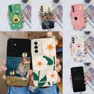 For Samsung Galaxy M23 F23 5G Case New Design Lovely Flower Cartoon Matte Ultrathin Soft Silicone Sh