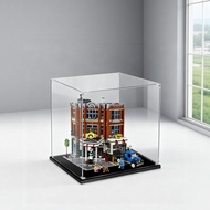 Dust Cover Storage Box 防尘罩收纳盒 Akrilik Kotak Debu For Mainan Figure Display For Lego 10264 Corner Gar