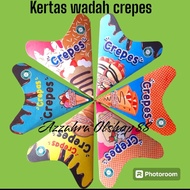 Paper LUNCH CREPES KRAFT 4/6 Pictures 100pcs/CREPES Place To Eat UK.17.5X15Cm/CREPES Packaging