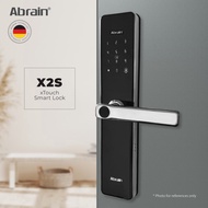 Abrain X2 Wooden Smart Lock (Stainless Steel, Anti Pry)