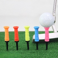 5Pcs Golf Elastic Tee 83mm Silicone Golf Tee Golf Limited Ball Tee Golf Supplies