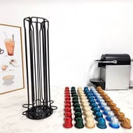 Nespresso 咖啡膠囊金屬架 60粒 雀巢星巴克膠囊咖啡擺放架 - 黑色 層架