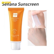 1/2/3pcs Senana Sunscreen Lightweight Spf 15 Pa+sun Block Face Long Lasting Moisturizing bluey1