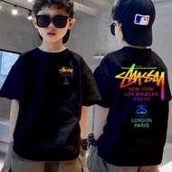 【220G 100%Cotton】 NELLY baju budak t shirt round neck unisex size 2/3 to12/13 2024 Kids T shirt mj5