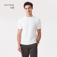 LTD เสื้อยืดแขนสั้น ผู้ชาย สีออฟไวท์ | T-shirt | 03587