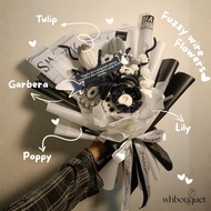 Wire Feather Flower Bouquet | Fuzzy Wire Flowers Bouquet | VALENTINE'S BOUQUET | Valentine's Day Gif