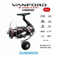 SHIMANO VANFORD REEL | C5000XG | SPINNING SPINNING | 7+1 BALL BEARINGS | 100% Original